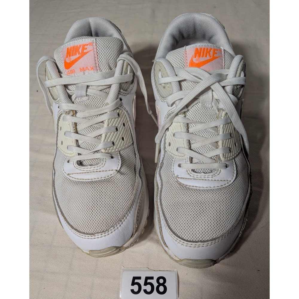 Nike Air Max 90 Shoes Womens Size 8.5 White Pink Gray CZ0371-100 Running Sneaker - Picture 1 of 7